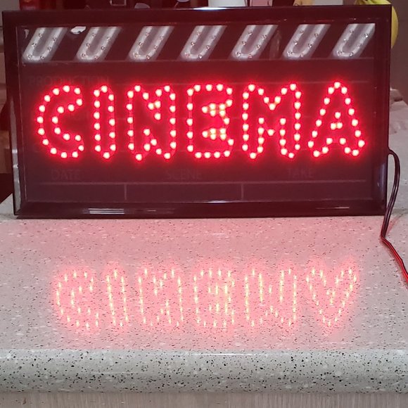Cinema Room Decor, Light Up Sign Home Cinema Sign, Theater. - Picture 4 of 8